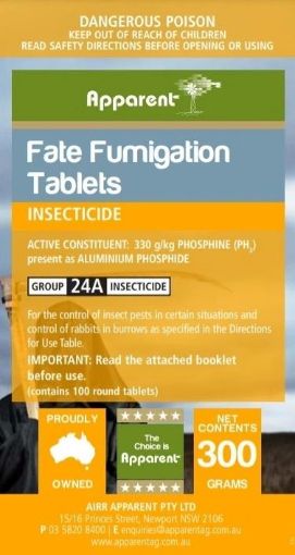 Picture of Apparent Fate Fumigation Tablets 300grams